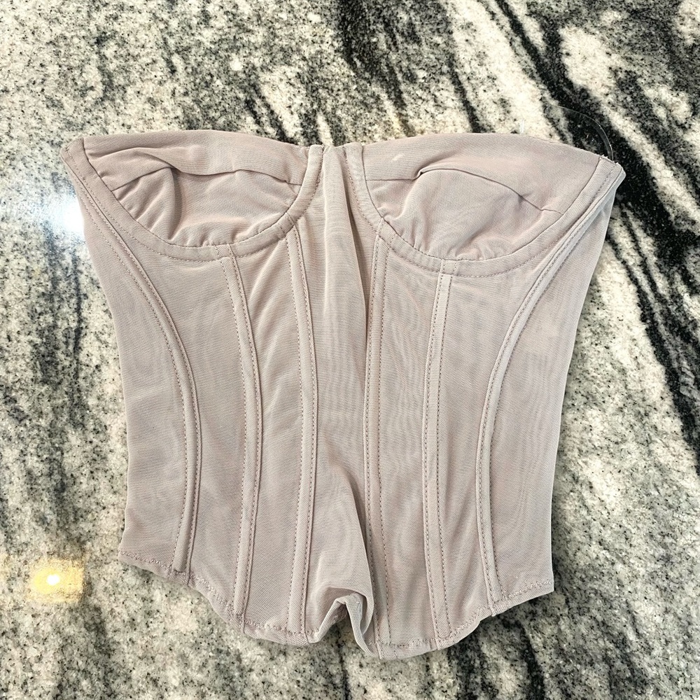 House of CB Blush Strapless Corset Top